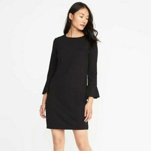 Old Navy Black Bell Flutter Sleeve Shift Dress